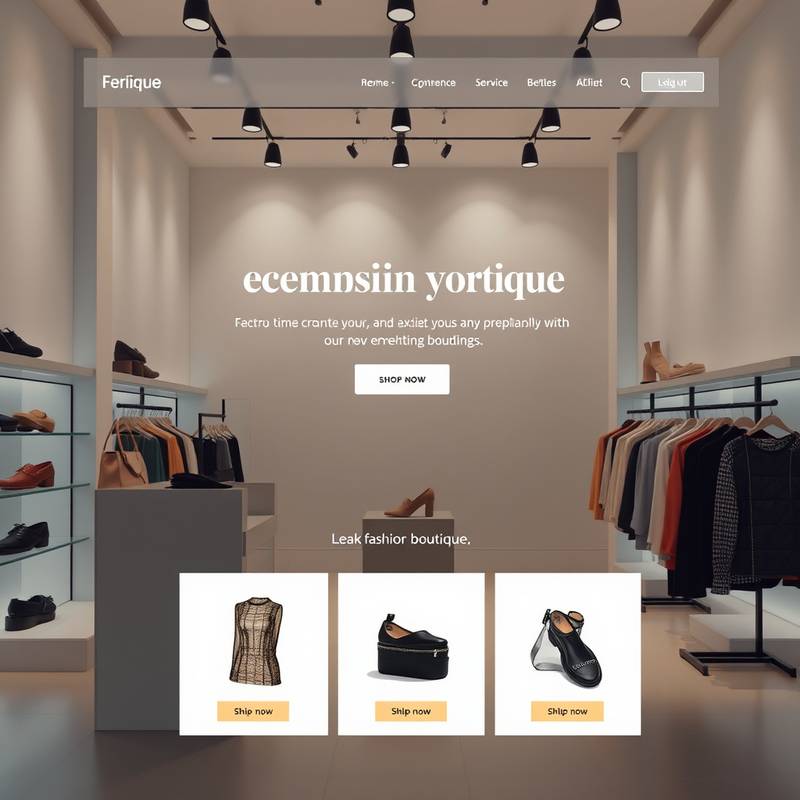 Image of the Style Boutique e-commerce website