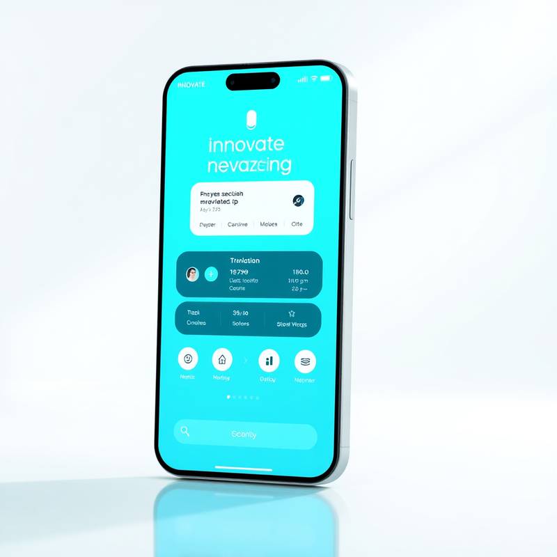Screenshot of the Innovate Corp mobile application